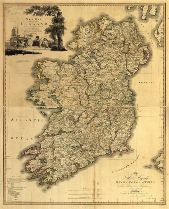 Map of Ireland